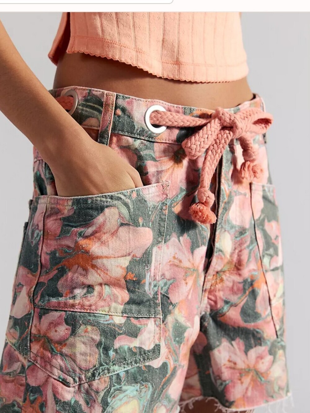 We The Free By Free People Moxie Floral Shorts *nwot *25